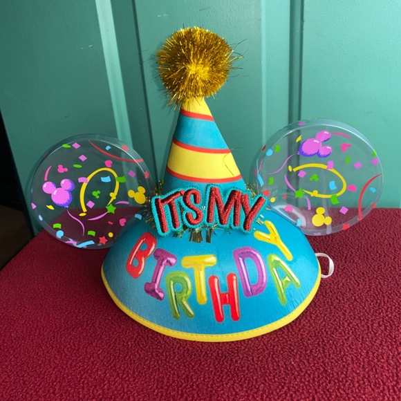 Disney birthday ears infant / toddler size perfect condition - Picture 4 of 13